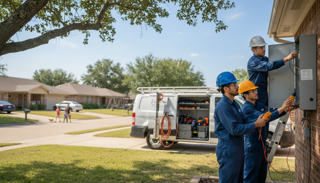 Certified electrician providing emergency electrical services in Harwood, ND